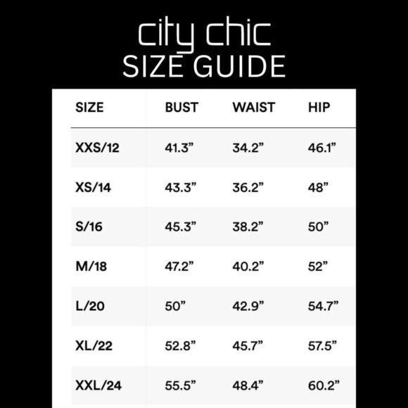 City Chic Aubree Frill Shoulder Fit & Flare Dress Navy Womens Plus Size 16 NWT - Picture 7 of 9